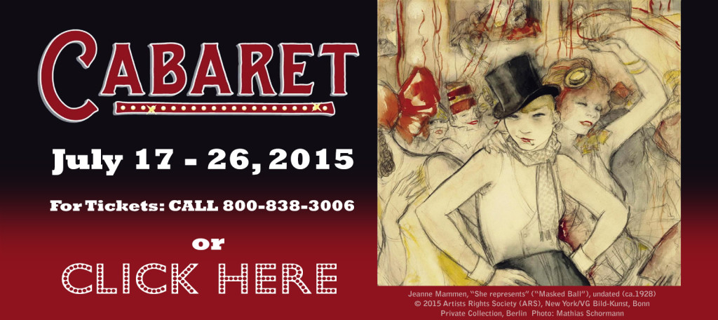 New Jersey Youth Theatre's Production of Cabaret July 17-26, 2015